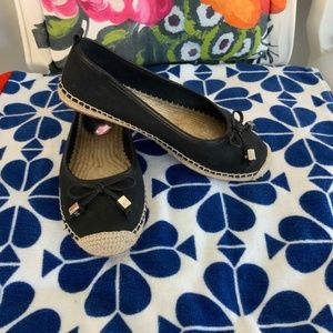 ~Michael Kors Meg Espadrille Black Flats!